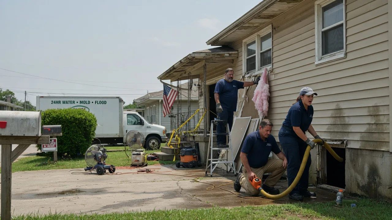 Water Damage Repair in Lipscomb, TX near me